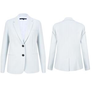 French Connection Sundae Suiting Blazer Cool Dream Blue Size 2 XS Blzaer #75LAP